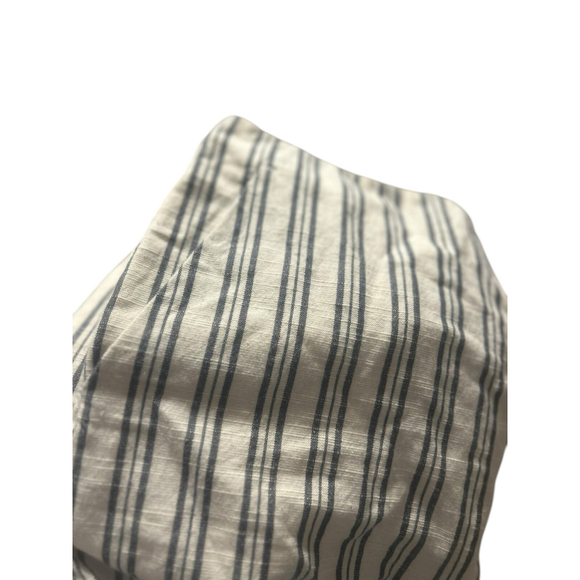 Lafayette 148 Size 6 Linen Blend Striped Wide Leg Pants - Picture 9 of 9